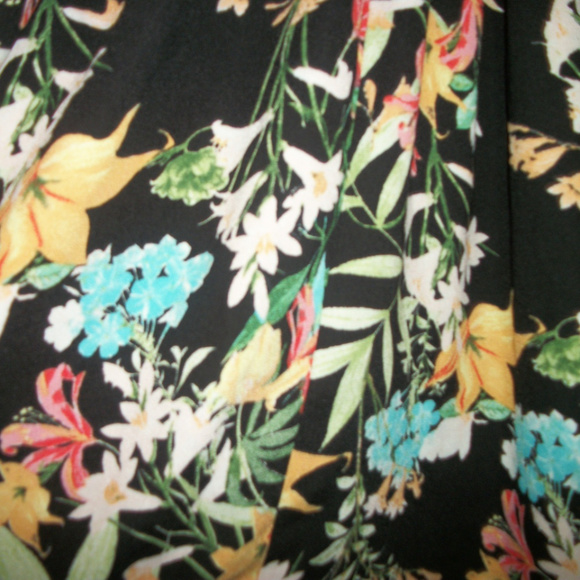 COLORS & FLOWERS SHEERED SEXY DRESS XHILARATION XS - Picture 6 of 6